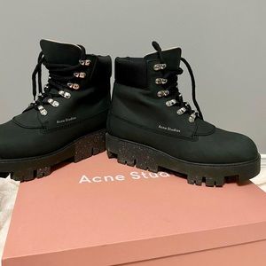 Acne Studios ‘Telde’ Lace-Up Leather Boots